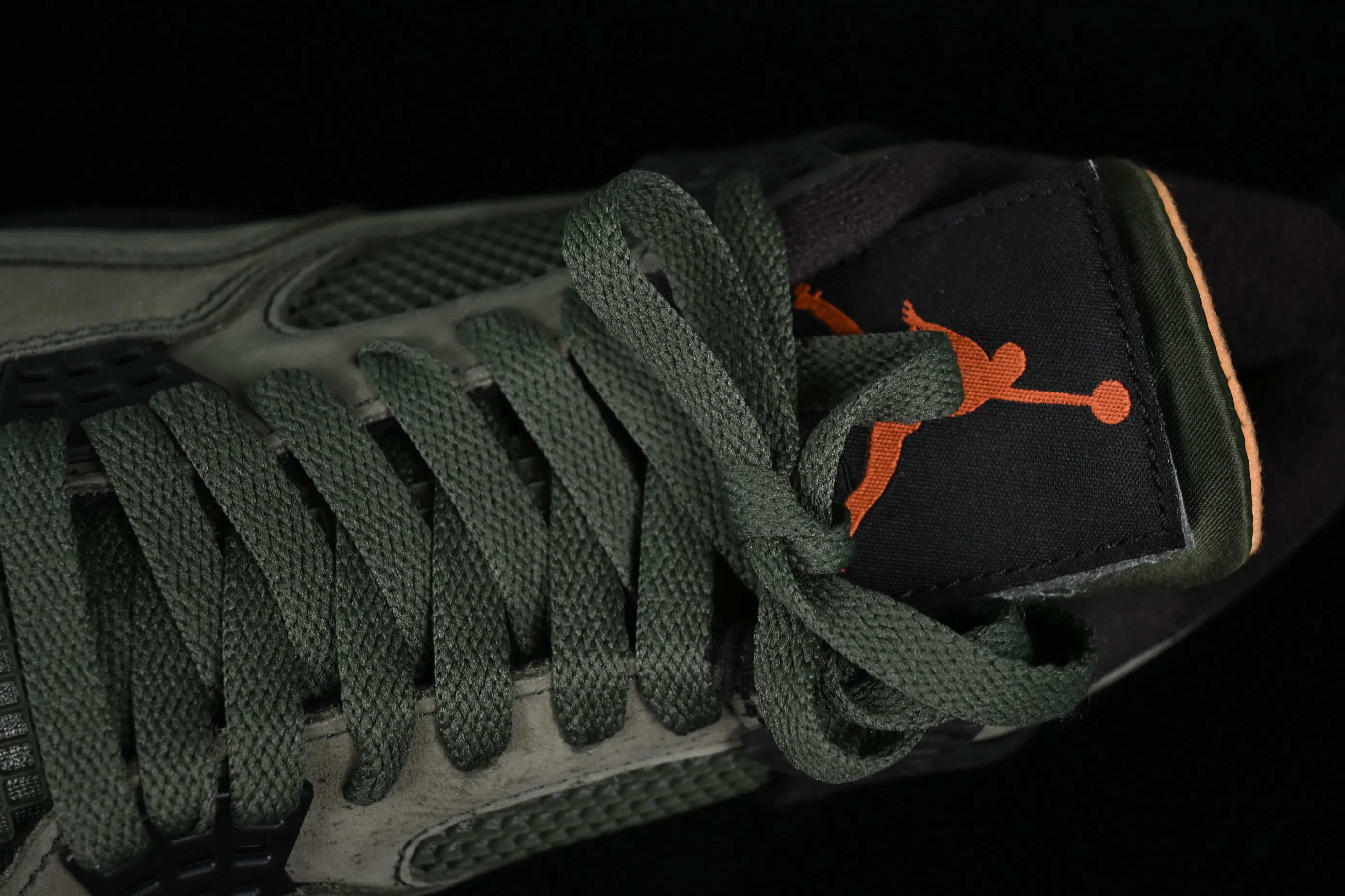 All categories Air Jordan Jordan series basketball shoes Air Jordan 4 GX foreign trade version Air Jordan 4 Retro "Undftd" AJ4 Joe 4 suede military green